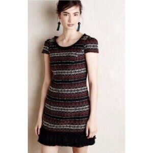 Anthropologie | Vanessa Virginia Black/Red Emboridered Jinete Dress 2